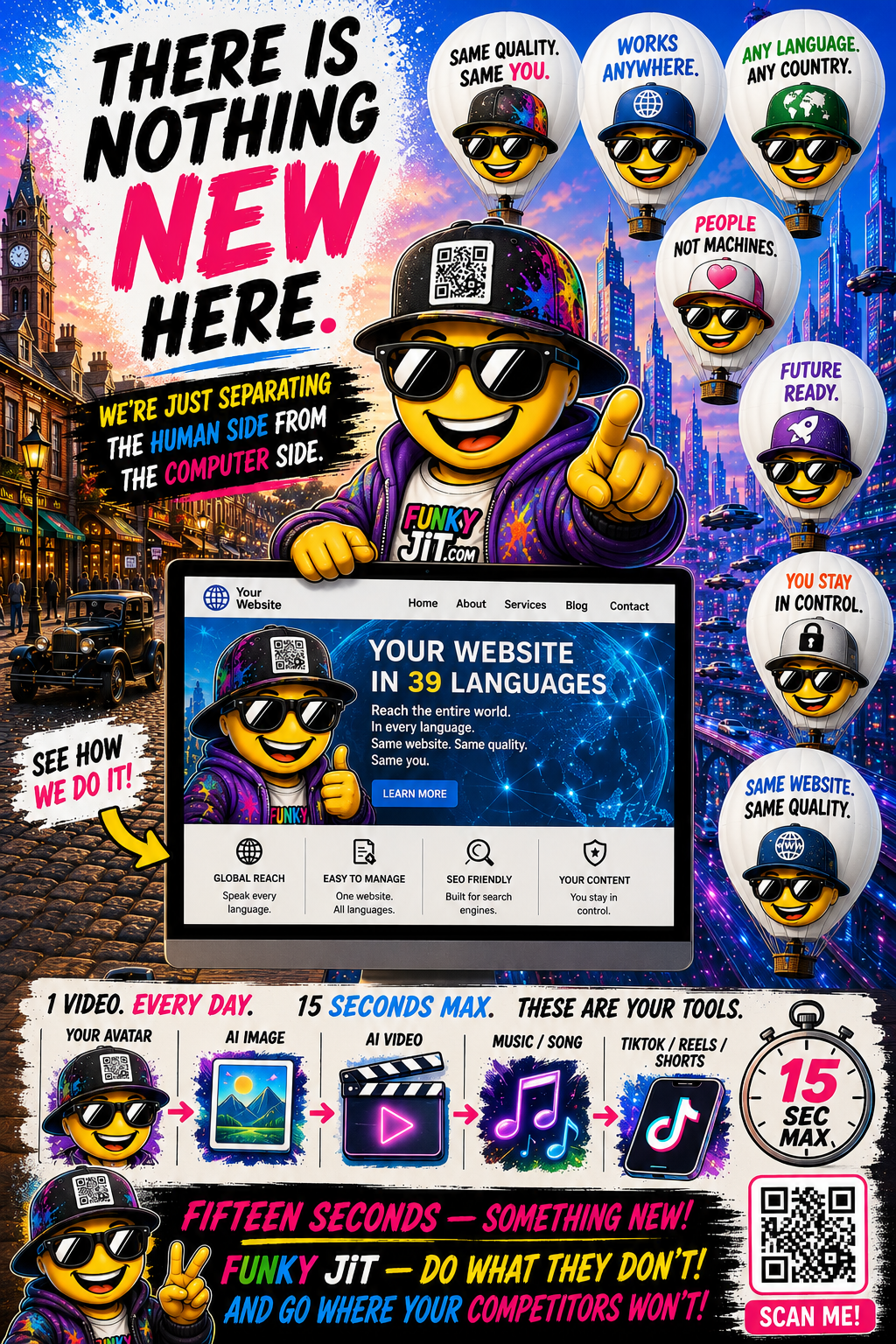 Funky JIT do-it-yourself website example