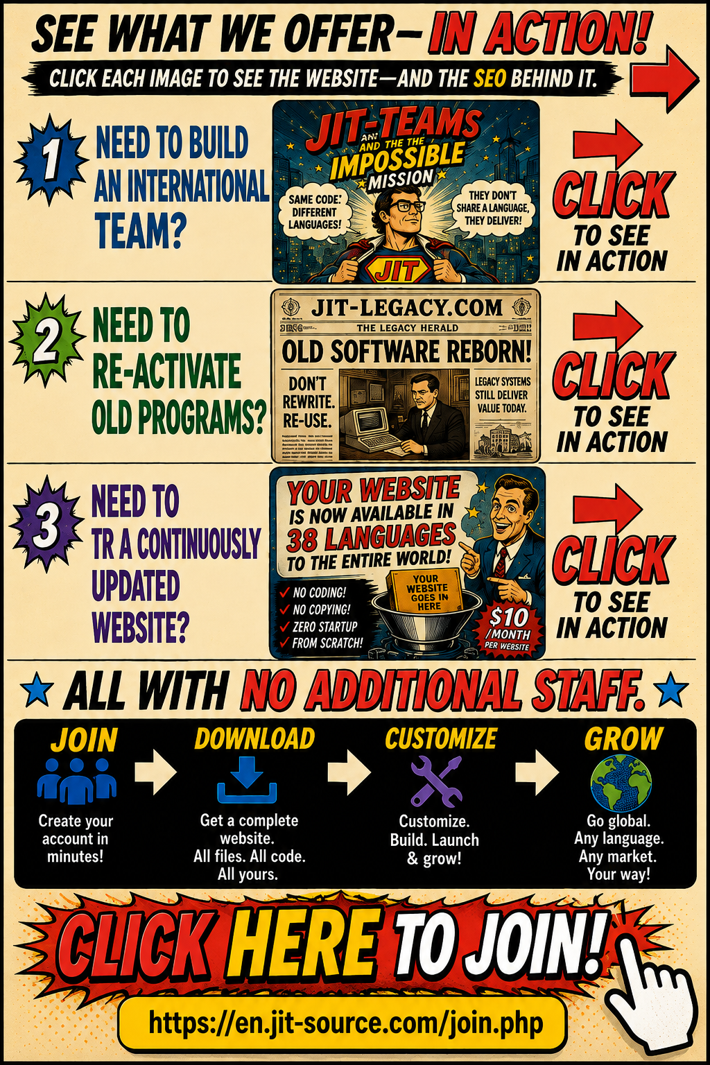 JIT Source examples and join invitation