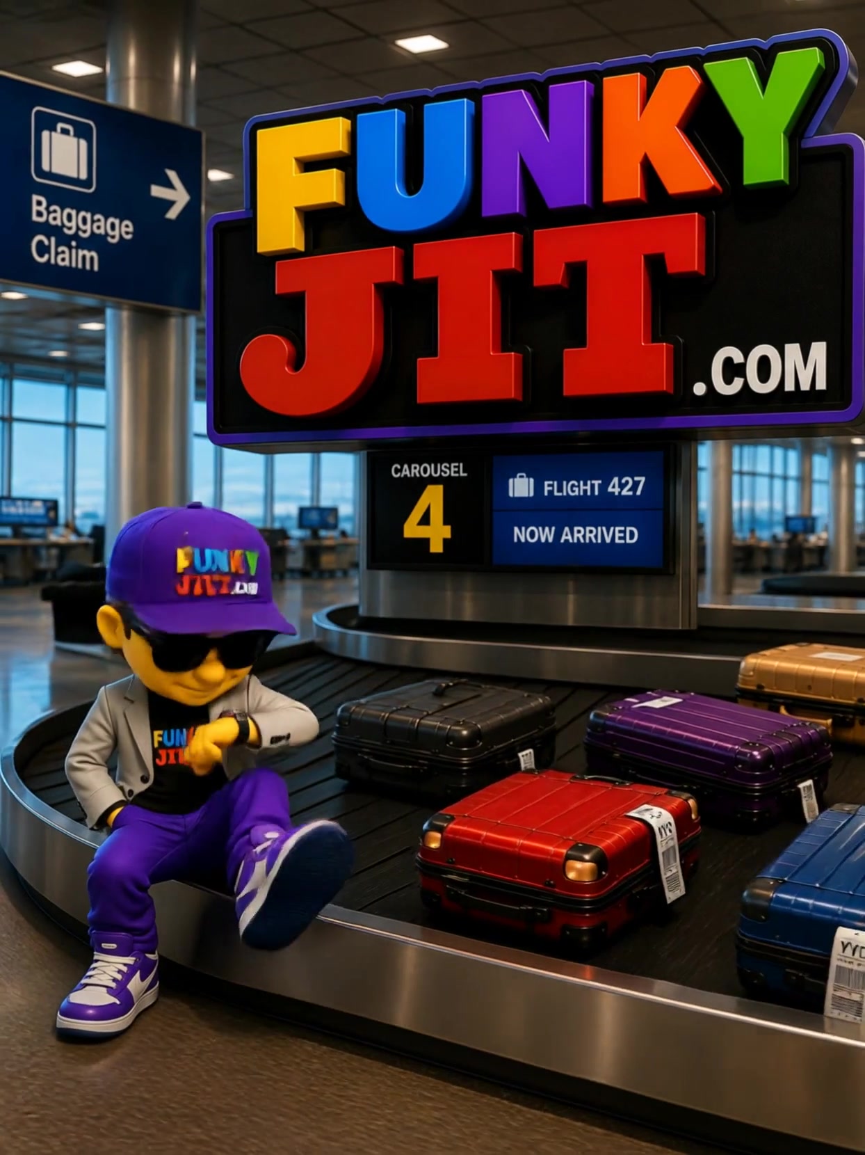 Funny Airport Baggage Claim Video — Missing Luggage