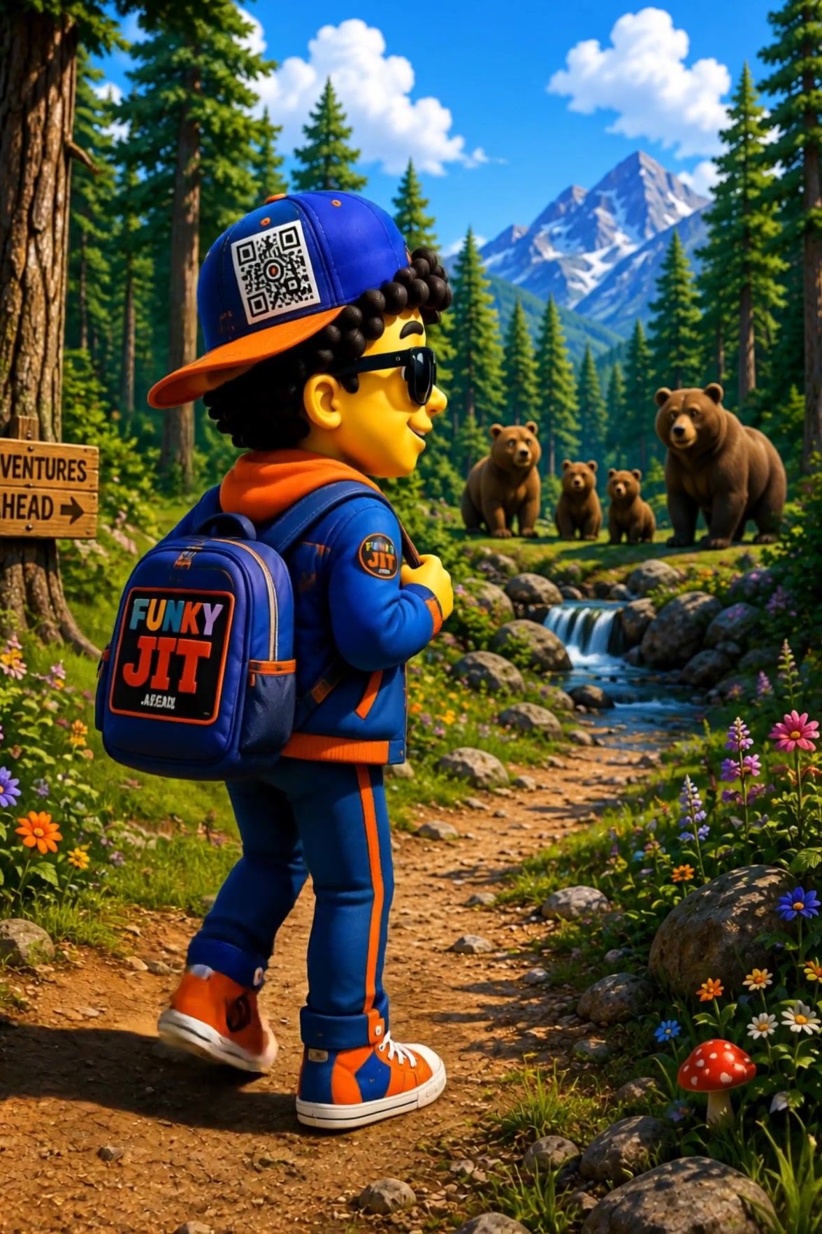 Funny Bear Encounter Video — Human Spray