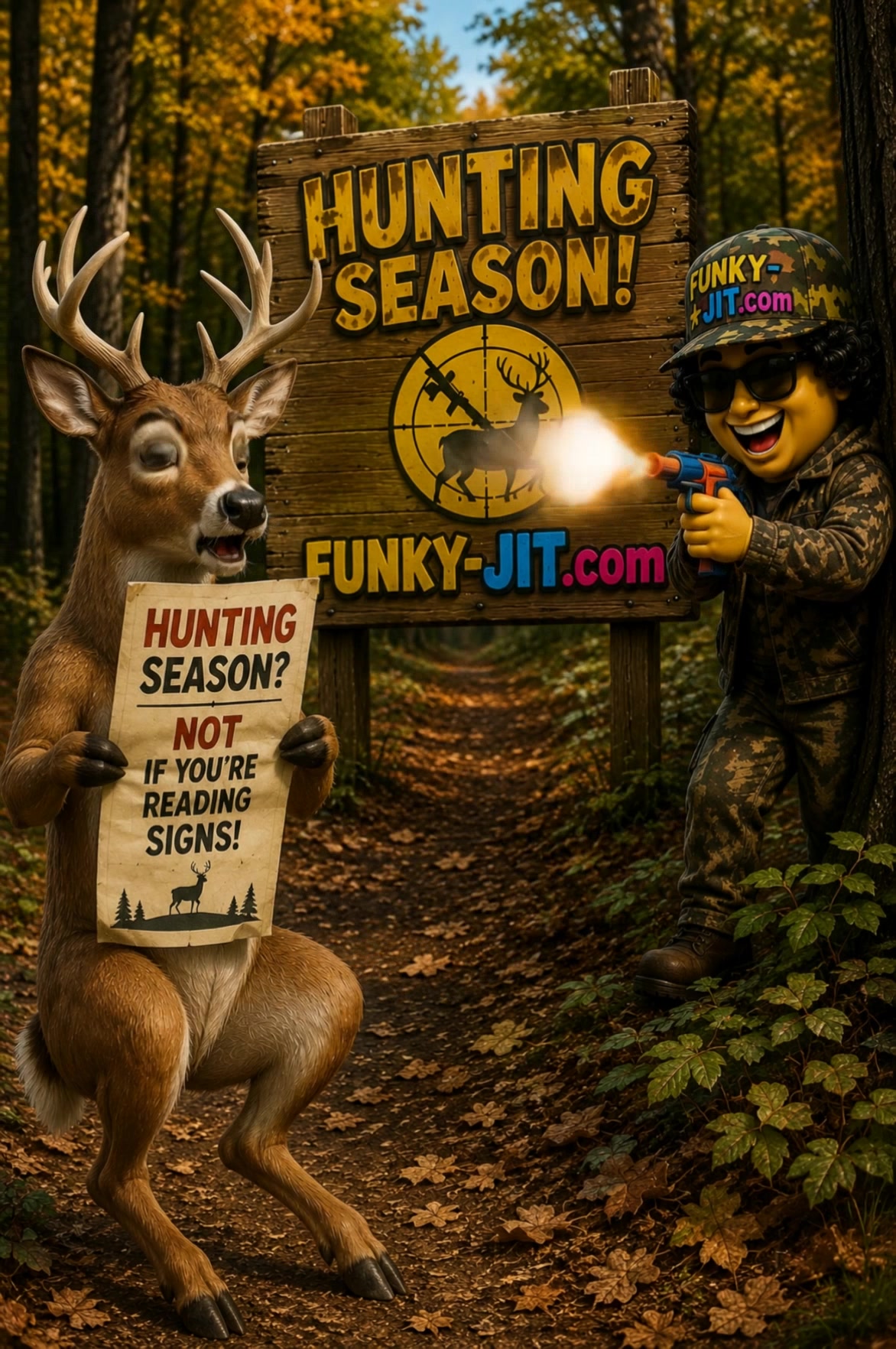 Funny Hunting Season Video — Jitty Gets His Buck