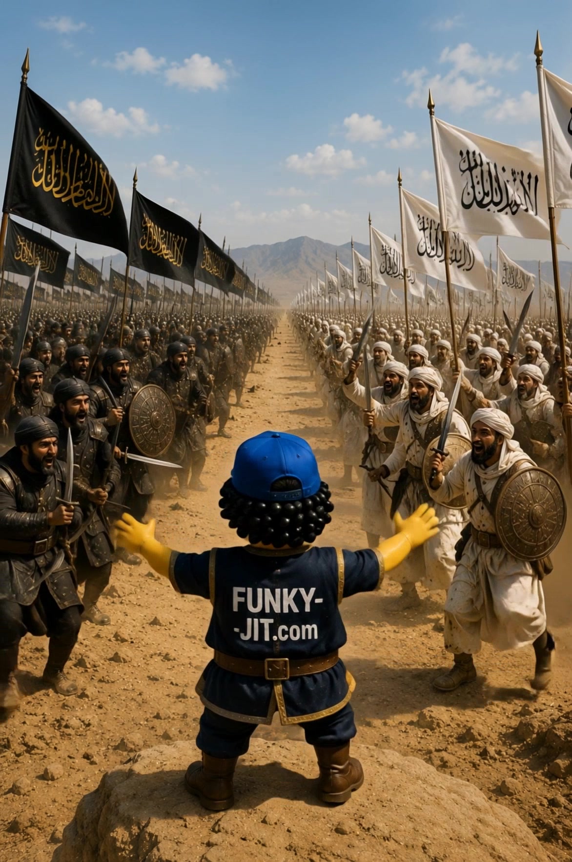 Funny War Video — The Great Sand Fight